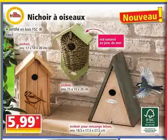 Norma Nichoir A Oiseaux offre