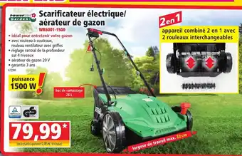 Norma Scaritificateur électrique/Arérateur De Gazon offre