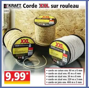 Corde XXL Sur Rouleau