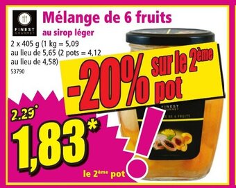 Norma Mélange De 6 Fruits offre