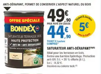 E.Leclerc Brico Saturateur Anti-Dérapant offre