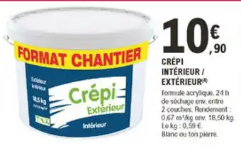 E.Leclerc Brico Crépi Intérieur / Extérieur offre