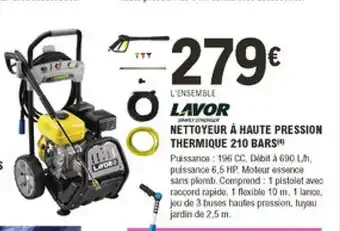 E.Leclerc Brico Nettoyeur A Haute Pression Thermique 210 Bars offre