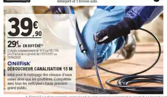 Déboucheur Canalisation 15 M