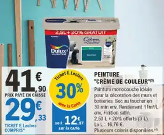 E.Leclerc Brico Peinture offre