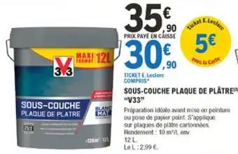 E.Leclerc Brico Sous-couche plaque de plâtre offre