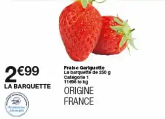Monoprix Fraise garlguette offre
