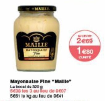 Monoprix Mayonnaise fine "maille" offre