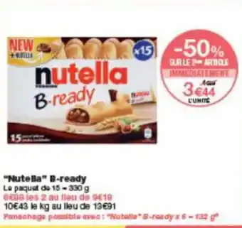 Monoprix "Nutella" b-ready offre