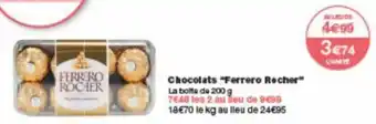 Chocolats "ferrero buches"