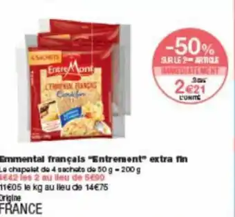 Emmental français "entremont" extra fin
