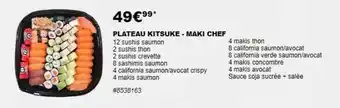 Plateau Kitsuke - Maki Chef