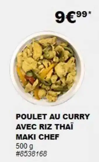 Costco Poulet Au Curry Avec Riz Thaï Maki Chef offre