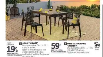 E.Leclerc Brico Chaise offre