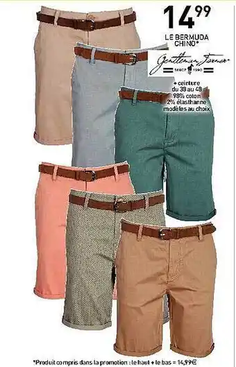 Stokomani Le Bermuda Chino offre