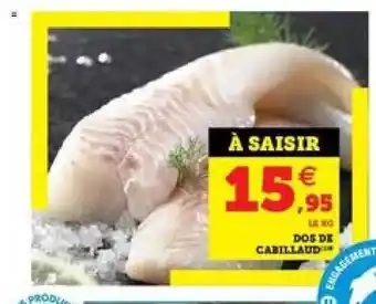 U Express Dos De Cabillaud offre