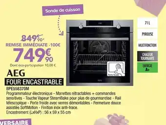 Proxi Confort Aeg Four Encastrable offre