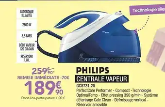 Philips Centrale Vapeur