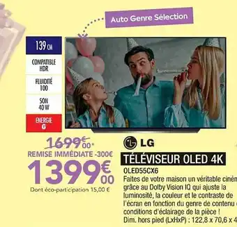 Proxi Confort Téléviseur Oled 4k Lg offre