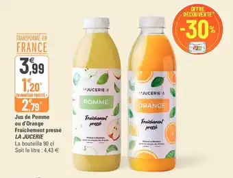 G20 Jus de Pomme Ou d'Orange offre