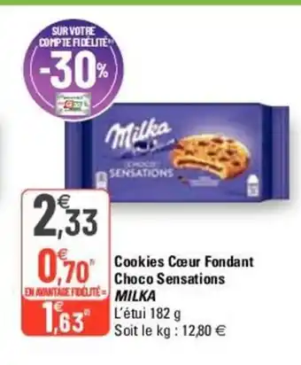 Cookies Cœur Fondant