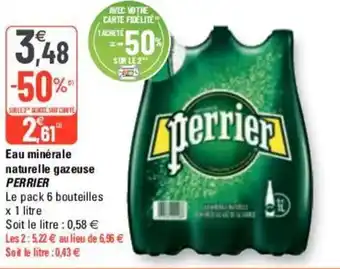 G20 Eau Minérale Naturelle Gazeuse offre