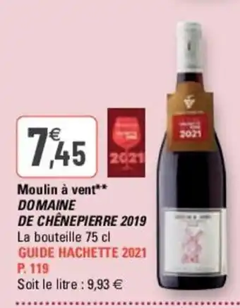 G20 Moulin à Vent offre