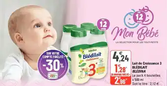 G20 Lait de Croissance 3 offre
