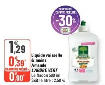 G20 Liquide Vaisselle & Mains offre