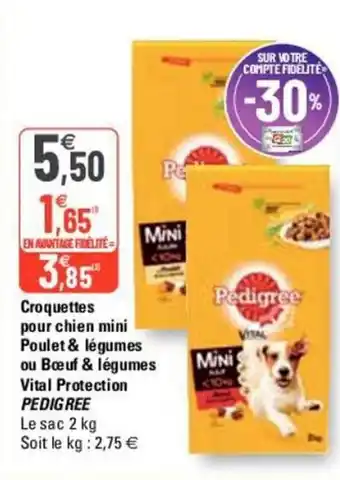 G20 Croquettes Pour Chien Mini offre