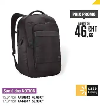 Calipage Sac à dos Notion offre