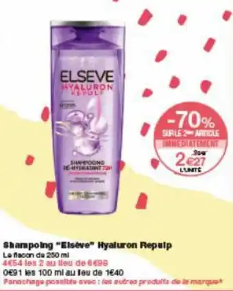 Monoprix Shampoing "elsève" offre