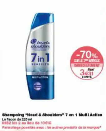 Monoprix Shampoing "head & shoulders" 7 en 1 multi action offre