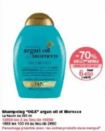Shampoing "OGX" argan oil of morocco