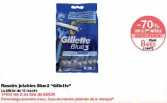 Monoprix Rasoirs jetables blue3 "gillette" offre