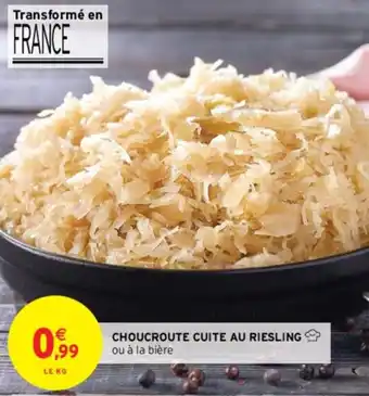 Choucorute cuite au riesling