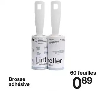 Zeeman Brosse adhésive offre