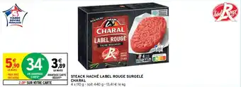 Intermarché Express Steak Haché Label Rouge Surgelé Charal offre
