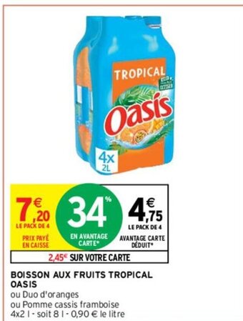 Intermarché Express Boisson Aux Fruits Tropical offre