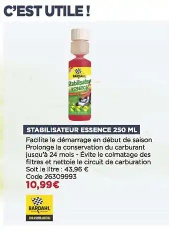 Stabilisateur Essence 250ml