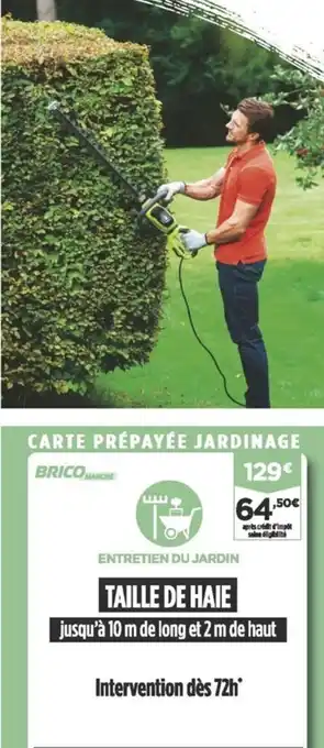 Bricomarché Taille de Haie offre