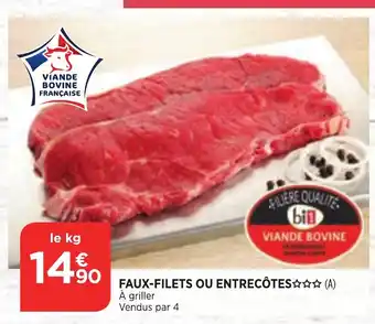 Faux-filet ou entrecôtes