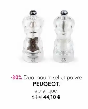 Duo moulin sel et poivre