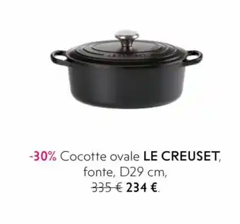 Cocotte ovale LE CREUSET