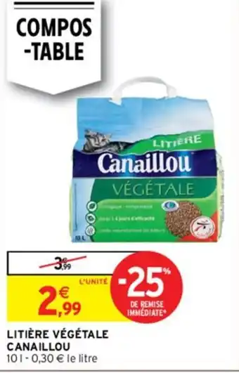 Intermarché Express Litière végétale canaillou offre