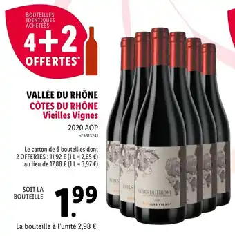 Lidl Vallée du rhône offre