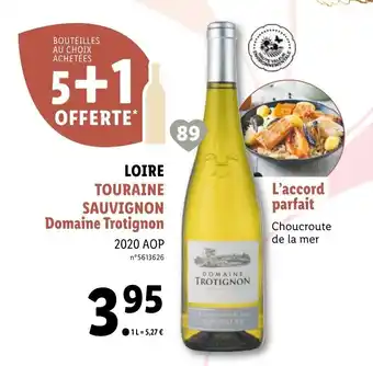 Lidl Touraine sauvignon domaine trotignon offre