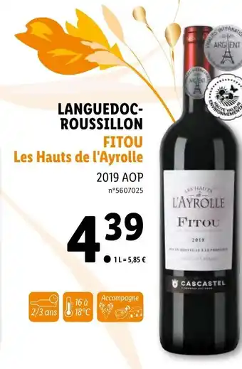 Lidl Fitou Les Hauts de l'Ayrolle offre