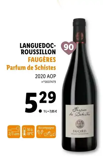 Lidl Faugères Parfum de Schistes offre