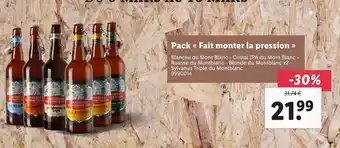 Lidl Pack Fait monter la pression offre